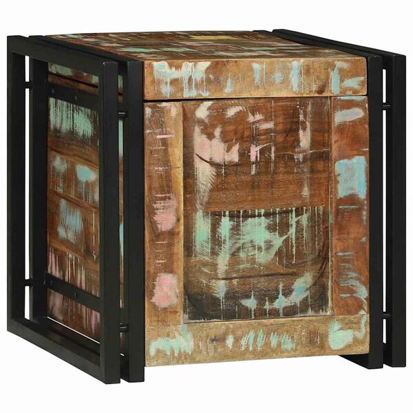 vidaXL Caixa de Armazenamento 40 x 40 x 40 cm Madeira de acácia maciça