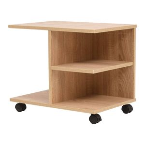 vidaXL Estante com rodas 50x35x42 cm cor carvalho