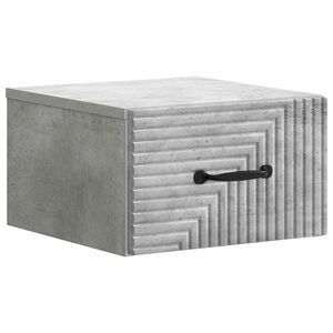 vidaXL Gabinete de Canto Montado na Parede Cinzento Cimento
