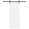vidaXL Porta Deslizante ORKDAL Branco 83 x 211 cm