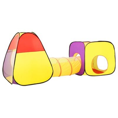 vidaXL Tenda de brincar infantil 255x80x100 cm multicolorido