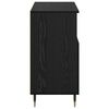 vidaXL Aparadores 3 pcs Carvalho preto 180 x 35 x 70 cm