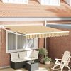 vidaXL Toldo Retr&aacute;til Multicolor 350 x 250 cm Poli&eacute;ster e Alum&iacute;nio