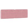 vidaXL Almofad&atilde;o de cabeceira 160 cm veludo rosa