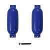 vidaXL Para-choques para barco 2 pcs 69x21,5 cm PVC azul
