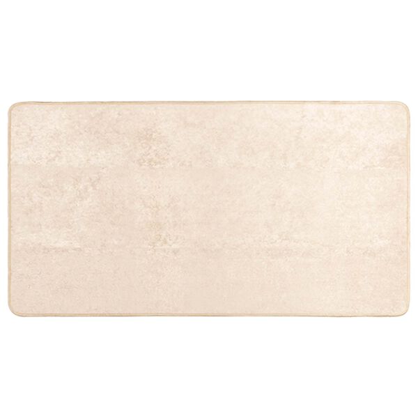 vidaXL Passadeira MARSA Creme 100 x 80 cm Poli&eacute;ster e PVC