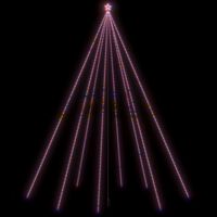 vidaXL Iluminação p/ árvore de Natal int/ext 1300 LEDs 8 m colorido