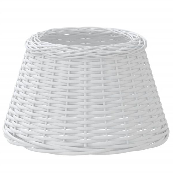 vidaXL Abajur &Oslash;50x30 cm vime branco