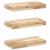 vidaXL Prateleiras flutuantes 3pcs 60x20x4cm ac&aacute;cia maci&ccedil;a n&atilde;o tratada