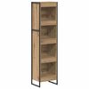 vidaXL Gabinete de Livros Carvalho Artesanal 80 x 30 x 155 cm