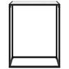 vidaXL Mesa consola 60x35x75 cm vidro temperado branco