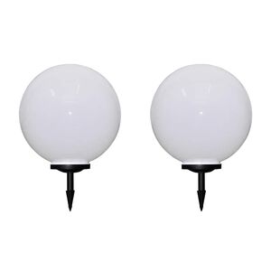 vidaXL Candeeiros de exterior 2 pcs LED 50 cm com estacas de enterrar