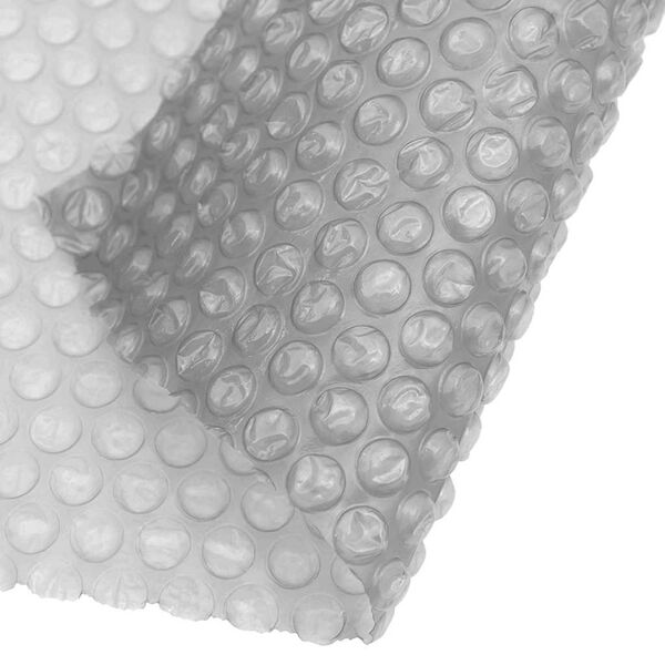 vidaXL Pel&iacute;cula p/ piscina PE solar flutuante 549x274 cm cinzento