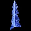 vidaXL &Aacute;rvore de Natal com 100 LEDs Azul 120 cm Acr&iacute;lo