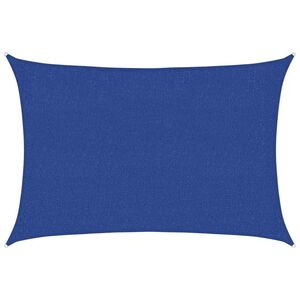 vidaXL Para-sol estilo vela 160 g/m&sup2; 2x2,5m PEAD azul