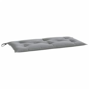 vidaXL Almofad&atilde;o p/ banco de jardim 110x50x7cm tecido oxford cinza