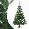 vidaXL &Aacute;rvore de Natal artificial com bolas 120 cm 150 LED