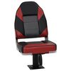vidaXL 2 pcs conjunto assento de barco dobr&aacute;vel com encosto alto