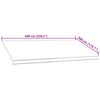 vidaXL Lona para toldo laranja e castanho 6x3 m