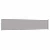 vidaXL Toldo lateral retr&aacute;til para p&aacute;tio 100x500 cm cinzento