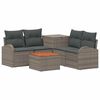 vidaXL Conjunto de Sof&aacute;s 6 unid. Cinza e Cinza Escuro