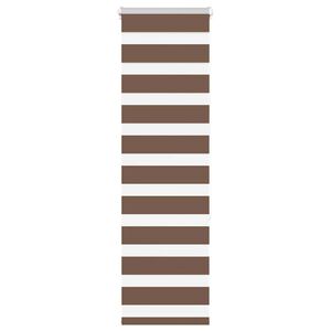 vidaXL Cortina de zebra 40x150 cm largura do tecido 35,9 cm poliéster