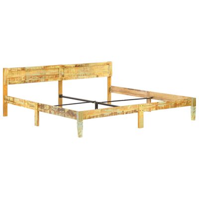 vidaXL Estrutura de cama madeira recuperada maciça 200x200 cm