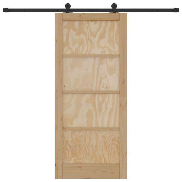 vidaXL Porta Deslizante ORKDAL Castanho 86 x 198,5 cm