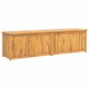 vidaXL Caixa para jardim 200x50x55 cm madeira de teca maci&ccedil;a