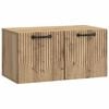 vidaXL Gabinete de TV de Parede 59,5 x 31 x 30 cm Carvalho Arttisan