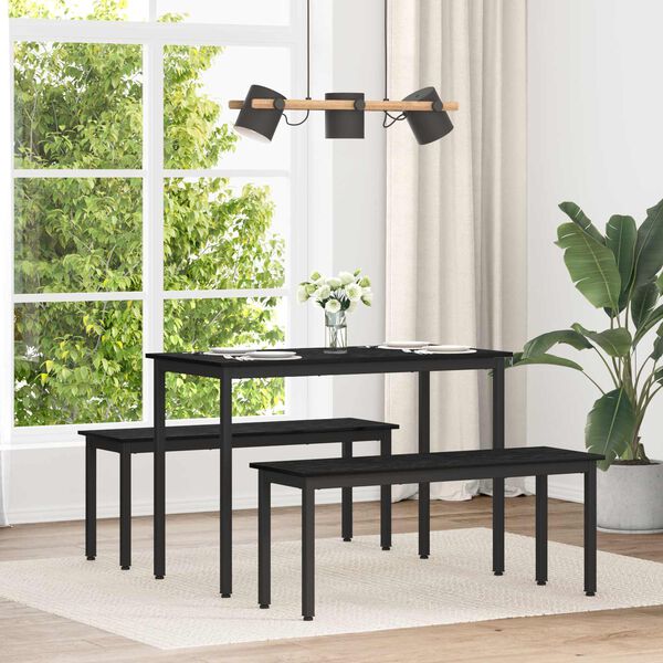 vidaXL Mesas de jantar METAL