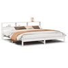 vidaXL Cama sem colch&atilde;o 180x200 cm madeira de pinho maci&ccedil;a branco