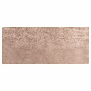 vidaXL Passadeira MARSA Areia 100 x 200 cm Poli&eacute;ster e PVC