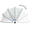 vidaXL C&uacute;pula de piscina redonda 376x188 cm PVC