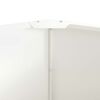 vidaXL Floreira Branco 90 x 90 x 50 cm A&ccedil;o