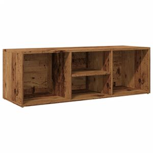 vidaXL Banco sapateira 102x35x35 cm derivados de madeira madeira velha