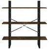 vidaXL Estante 100x30x105 cm derivados de madeira carvalho fumado