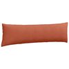 vidaXL Travesseiros de Sofá 2 pcs Laranja Vermelho 145 x 40 cm