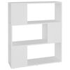vidaXL Estante/divis&oacute;ria 80x24x94 cm contraplacado branco