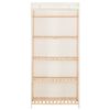 vidaXL Roupeiro 79x40x170 cm tecido branco