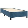 vidaXL Cama com molas/colch&atilde;o 80x200 cm veludo azul-escuro