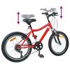 vidaXL Bicicleta Infantil 20 Polegadas 6-Speed para 6-11 Anos Vermelho