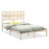 vidaXL Estrutura de cama 120x200 cm madeira maci&ccedil;a