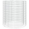 vidaXL Braseira gabi&atilde;o &Oslash; 100 cm ferro galvanizado