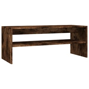 vidaXL Mesa de centro 100x40x40 cm derivados madeira carvalho fumado