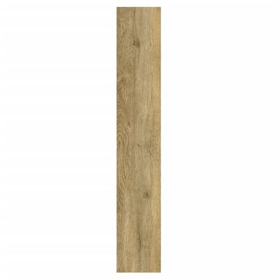 vidaXL Painel de parede c/ aspeto de madeira 4,12 m² PVC castanho