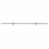 vidaXL Prateleiras flutuantes 2 pcs vidro 100x10 cm 8 mm