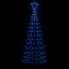 vidaXL &Aacute;rvore de Natal LED com Spikes 220 LEDs Azul 180 cm