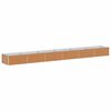 vidaXL Canteiro de jardim elevado Marrom Claro 600 x 80 x 45 cm
