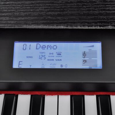 Piano digital clássico electrónico com 88 teclas e tripé